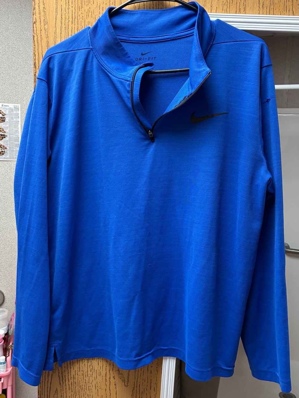 Nike Men’s Royal Blue Dri-FIT Quarter-Zip Pullover